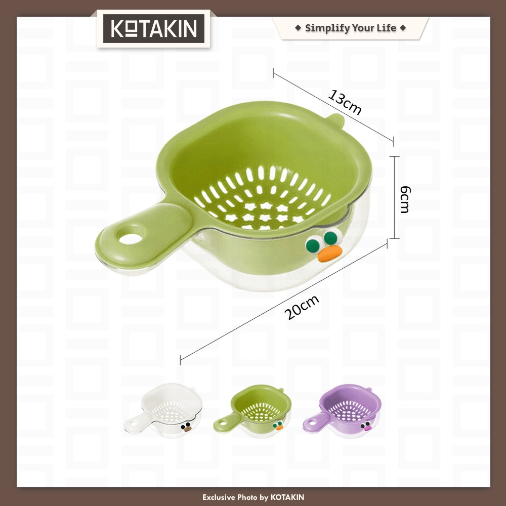 Saringan Sayur Buah Pencuci Peniris Air